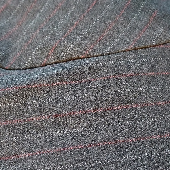 Glamour x Lane Bryant charcoal pinstripe duster jacket sz 14/16 14 16 - Picture 6 of 6